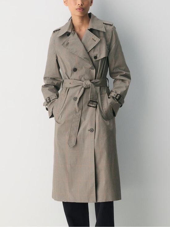 Aritzia Jackets & Blazers - Aritzia The Finch Trench Coat City Twill Plaid